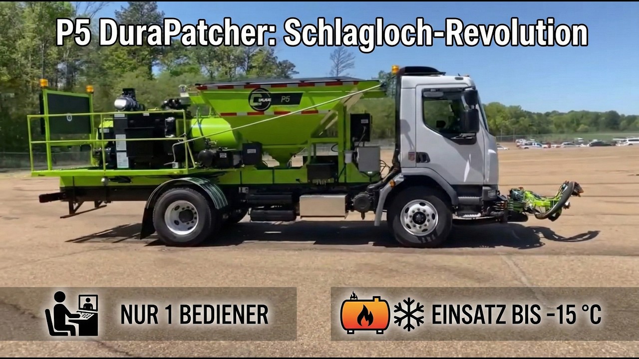 P5 DuraPatcher ersetzt 5 Arbeiter auf einen Schlag