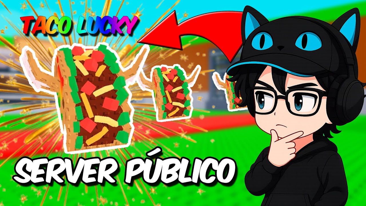 ASÍ es un MARTES DE TACO en un SERVER PÚBLICO en Steal a Brainrot