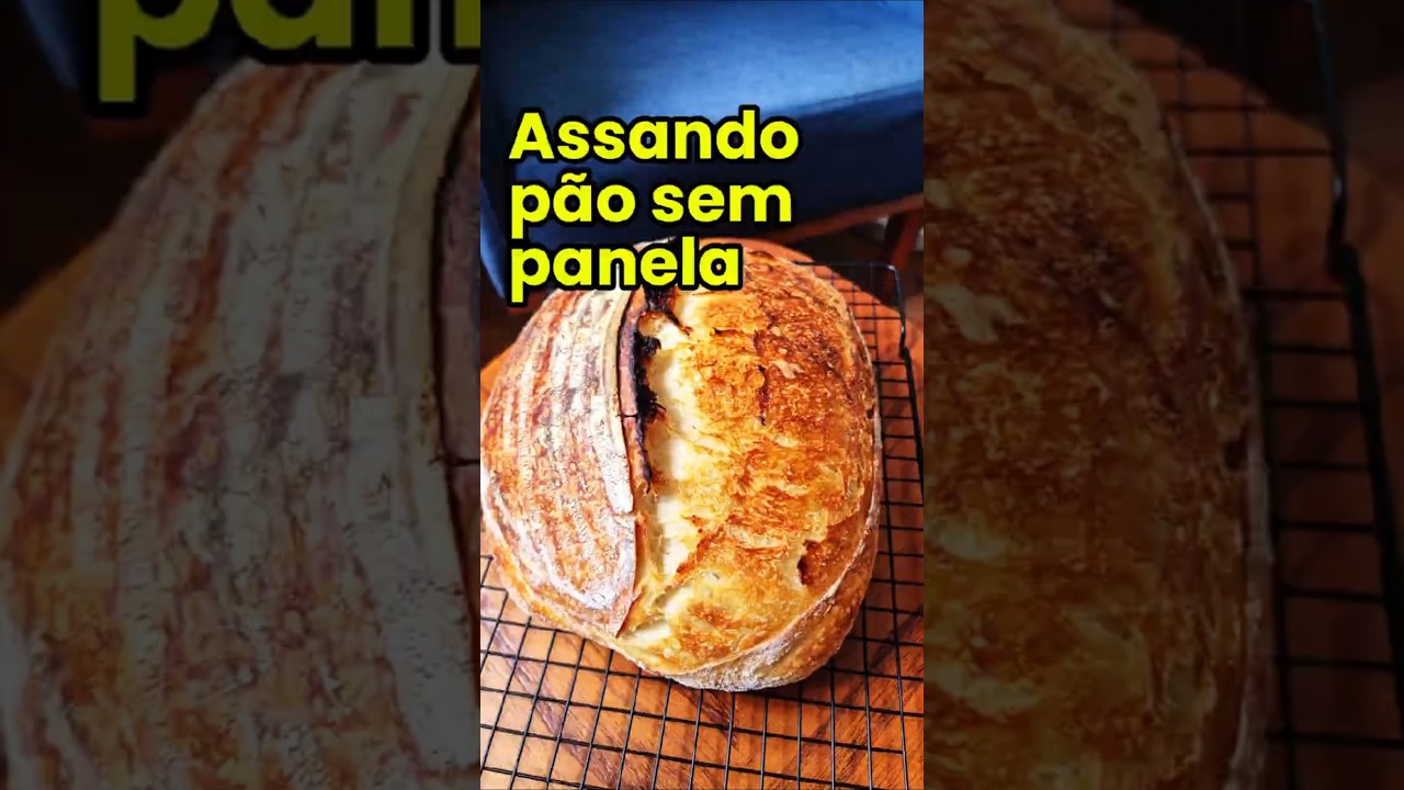 ASSANDO PÃO SEM PANELA DE FERRO 