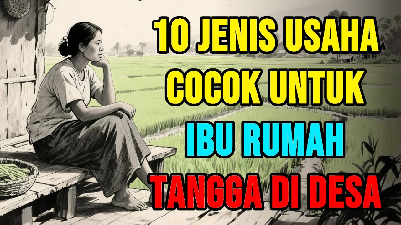 10 Jenis Usaha yang Cocok untuk Ibu Rumah Tangga di Desa