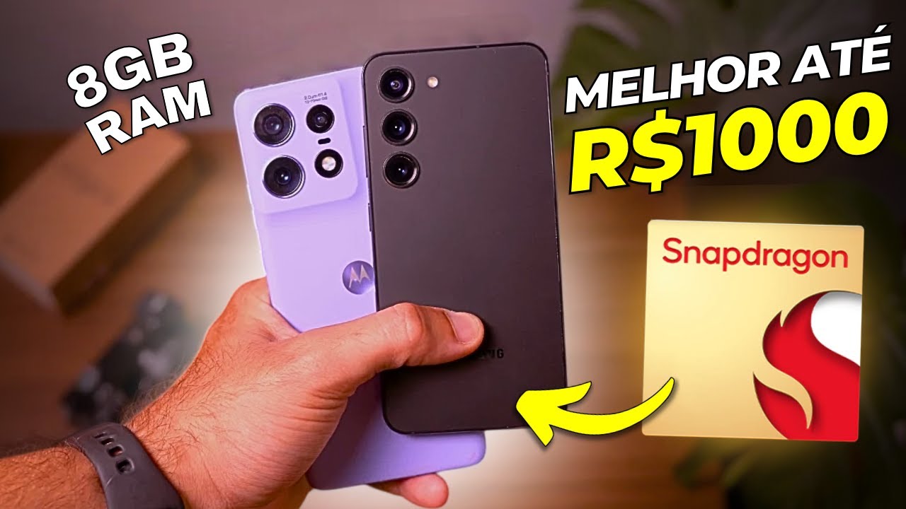 TOP 7 MELHORES Celulares at&eacute; R$1000 CUSTO BENEF&Iacute;CIO em 2024!!! - BOM e BARATO