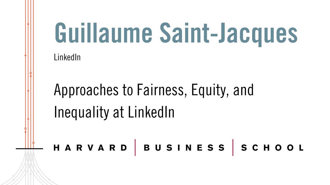 Approaches to Fairness, Equity, and Inequality at LinkedIn | Guillaume Saint-Jacques