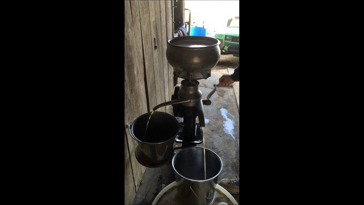 DeLaval U-10 Cream separator in action