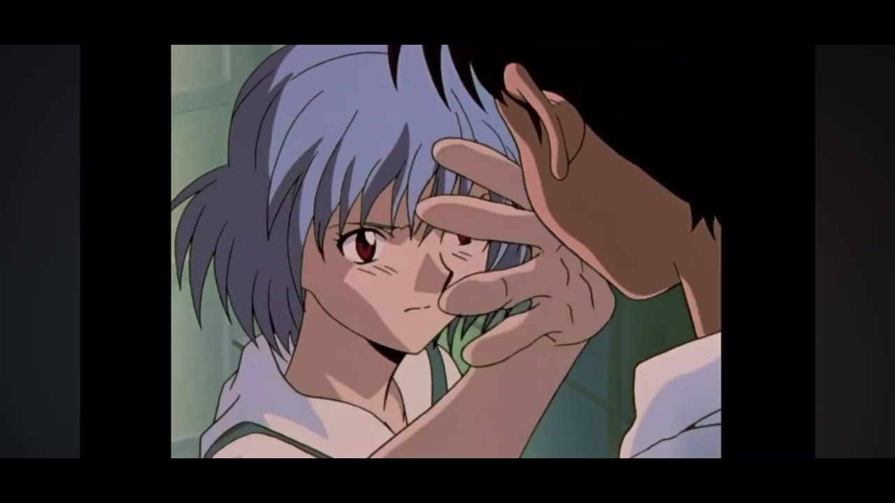 Rei slaps Shinji