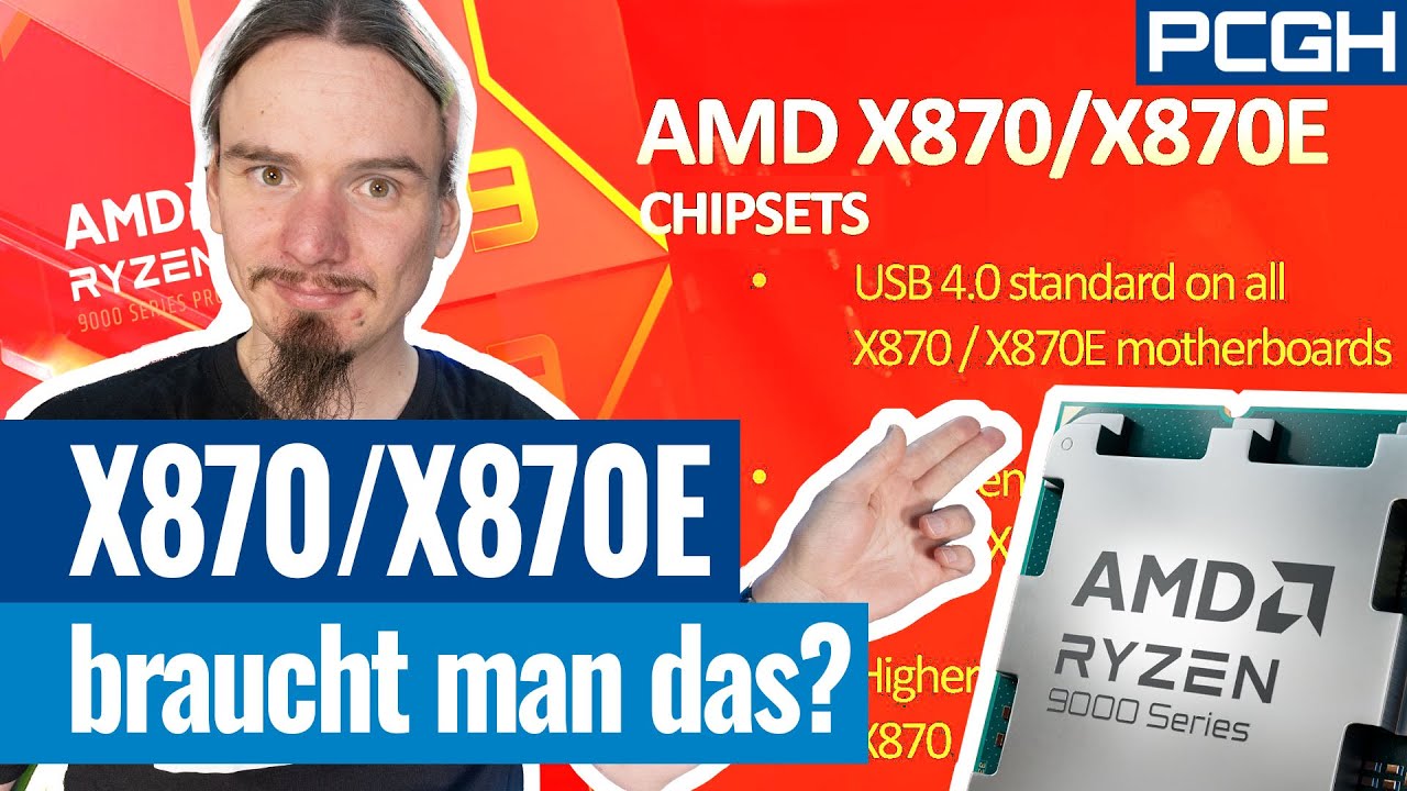 Was ist neu an den Chipsätzen X870 und X870E für Ryzen 9000?