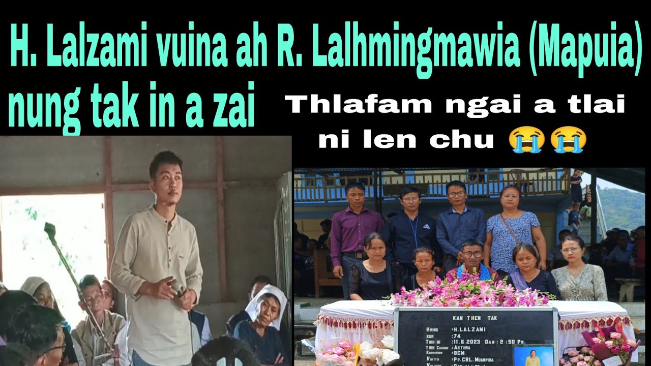 H. Lalzami vui na ah R. Lalhmingmawia (Mapuia) nung tak in a zai:Thlafam ngai a tlai ni len chu 😭😭😭