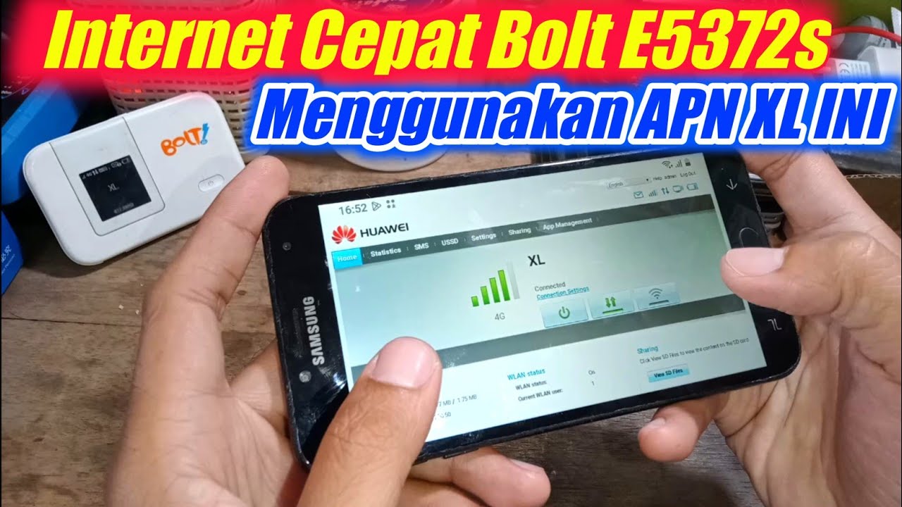 Cara Setting APN XL Untuk Bolt E5372s Agar Internetan Lebih Kencang ✅BERHASIL 100%✅