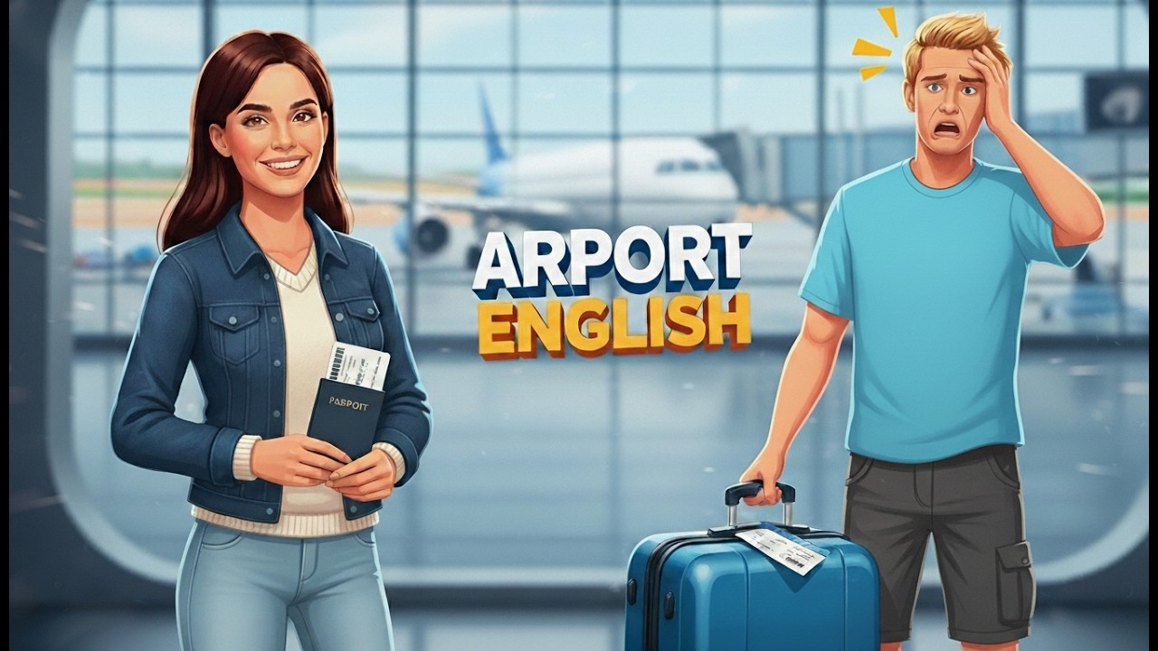 ✈️ Airport English Guide: Speak Confidently at the Terminal! | Ep. 9 #podcast #airport #easyenglish