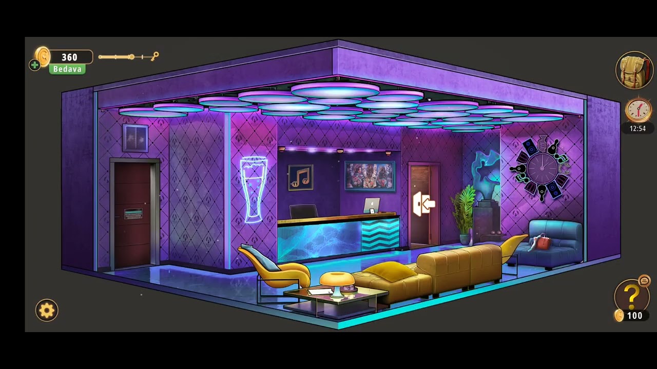 Rooms & Exits   Can you Escape room Dans Pistinde Ölüm seviye 5 Resepsiyon/Reception