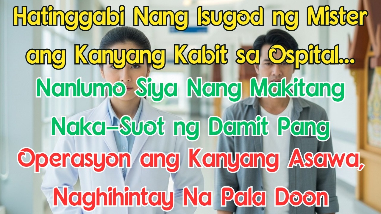 Hatinggabi Nang Isugod ng Mister ang Kanyang Kabit sa Ospital… Nanlumo Siya Nang Makitang Naka-Suot