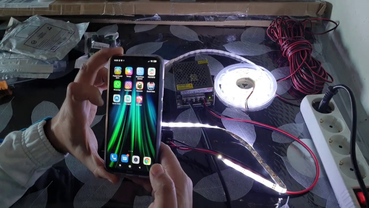 Progamador luces led tc421 wifi en Español