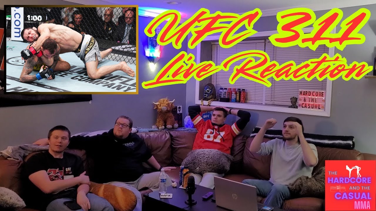 UFC 311 LIVE REACTIONS! IS ISLAM P4P NOW?!