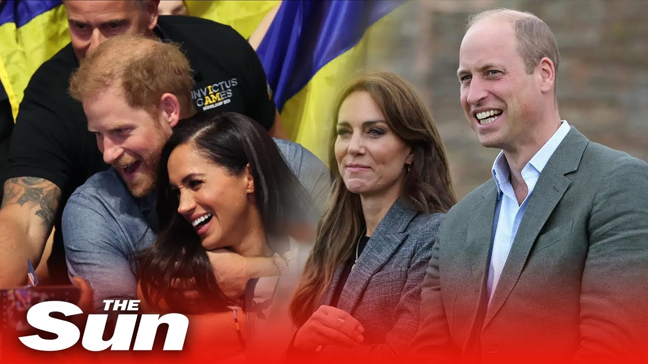 Prince Harry and Meghan's body language proves they couldn't be more different to Will and Kate