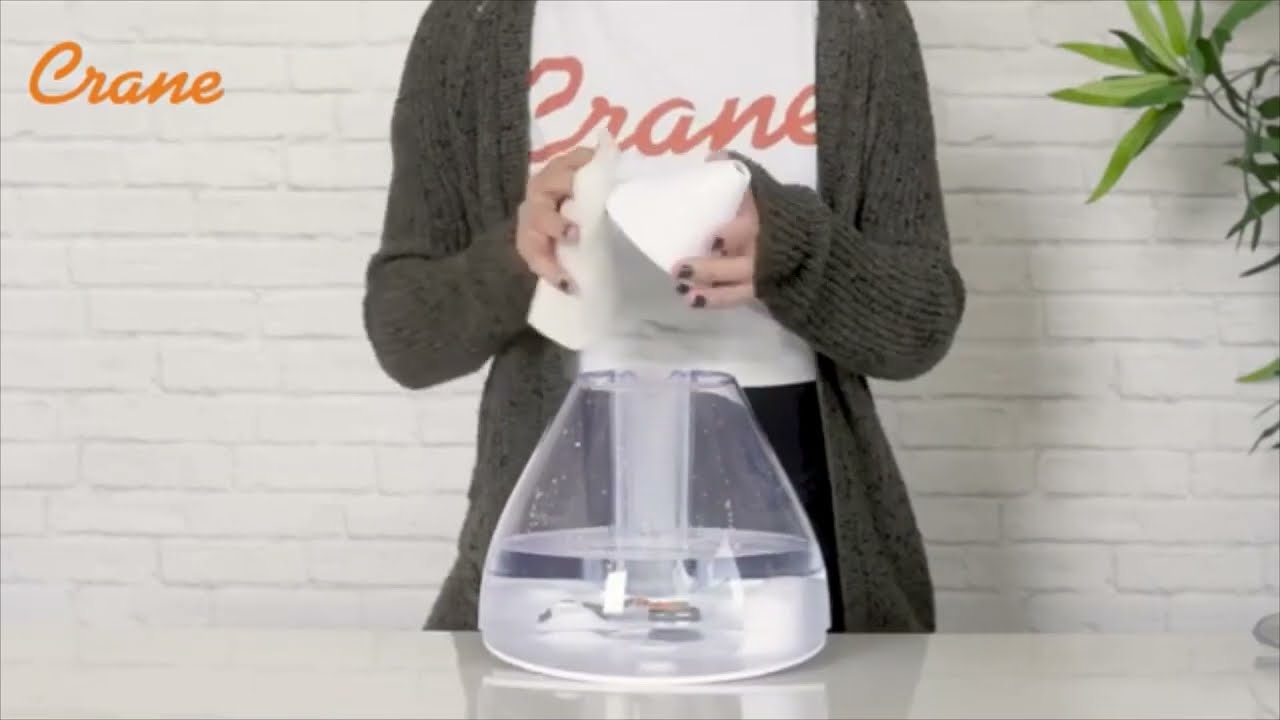 Crane Drop 4 in 1 Cool Mist Humidifier & Sound Machine