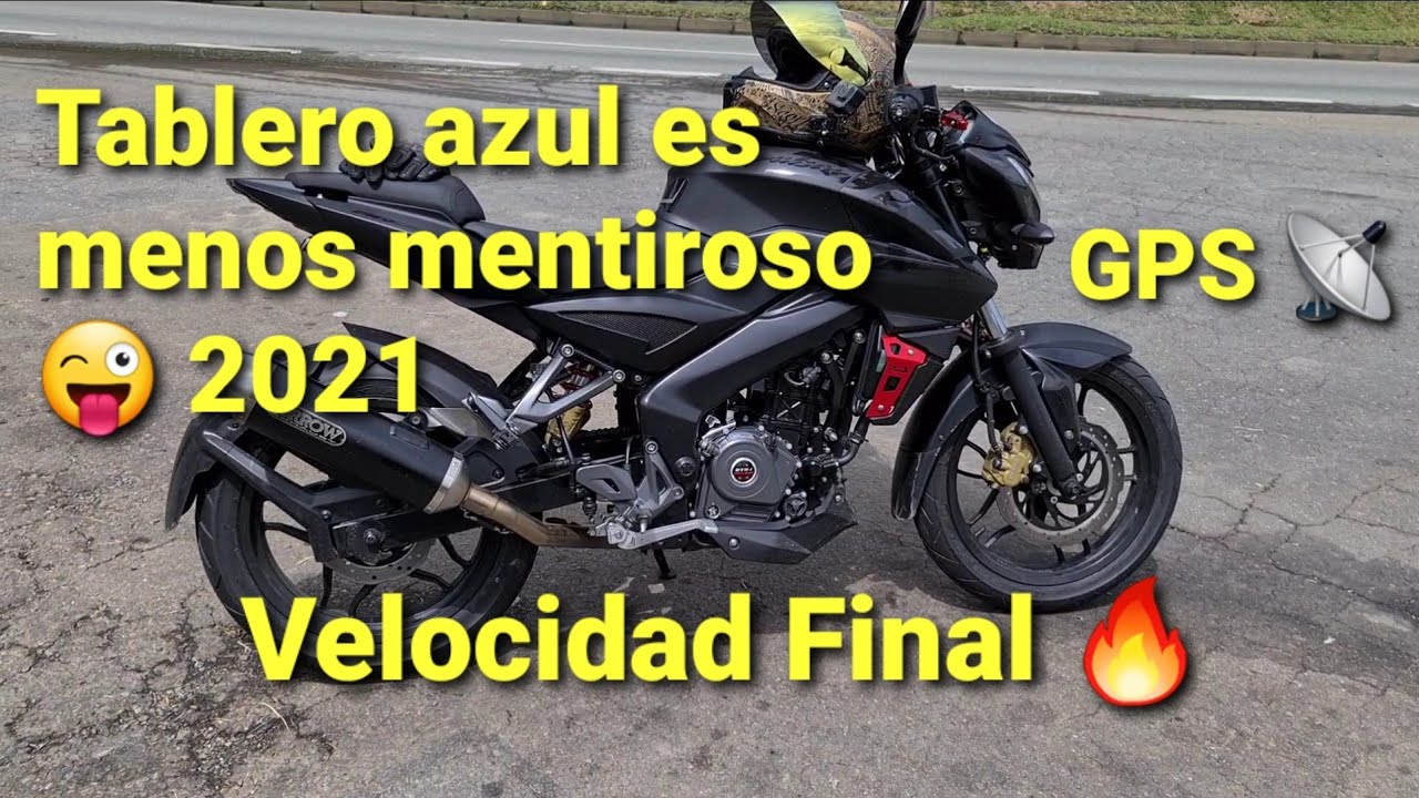 Velocidad máxima Pulsar NS 200 2021 Coco 🥥 Prueba con GPS 📡 Modificaciones sutiles
