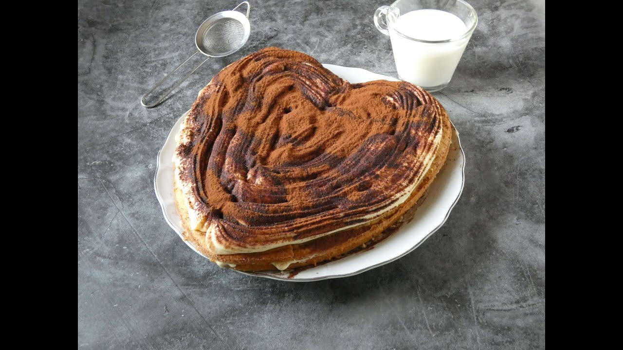 CUORE AL TIRAMISÙ (TORTA SAN VALENTINO)/ TIRAMISÙ HEART/ CORAZÓN DE TIRAMISÚ 