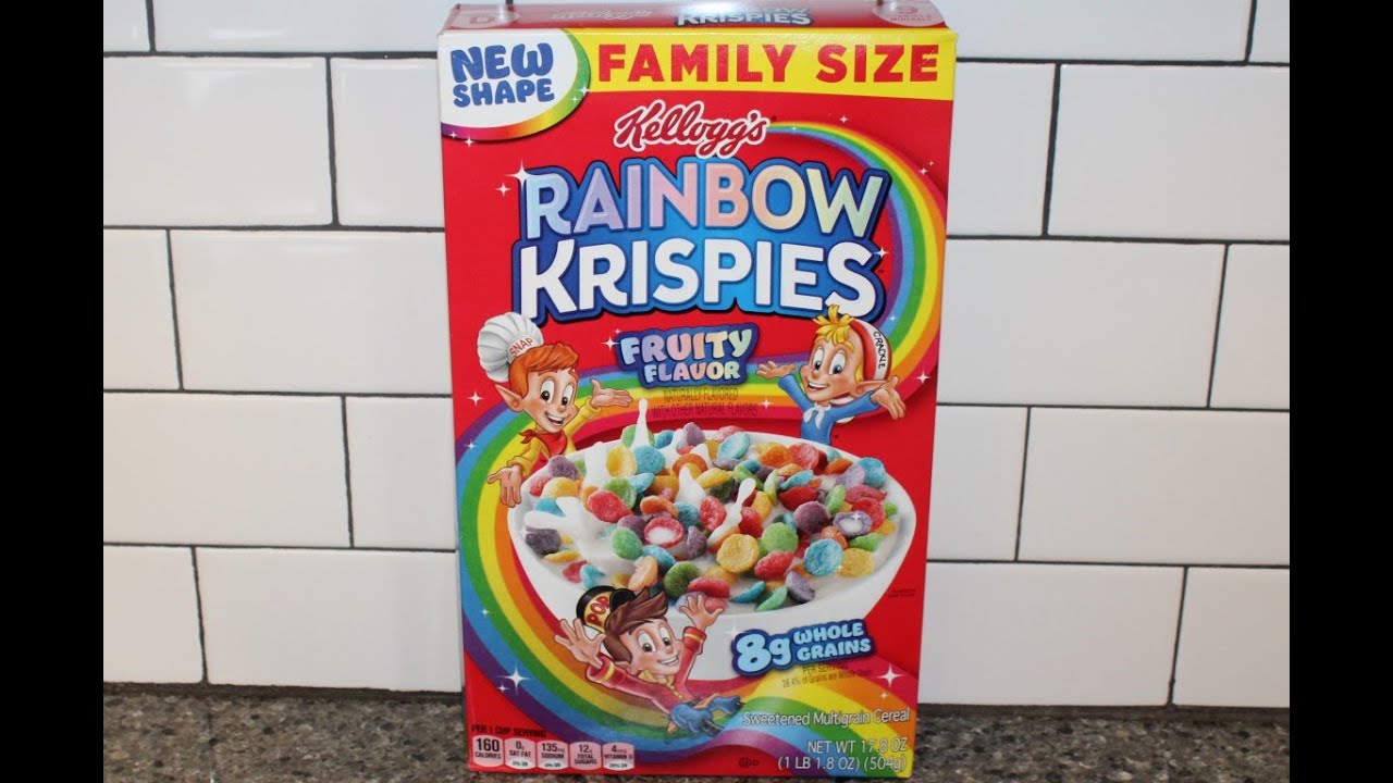 Kellogg’s Rainbow Krispies Fruity Flavor Cereal Review