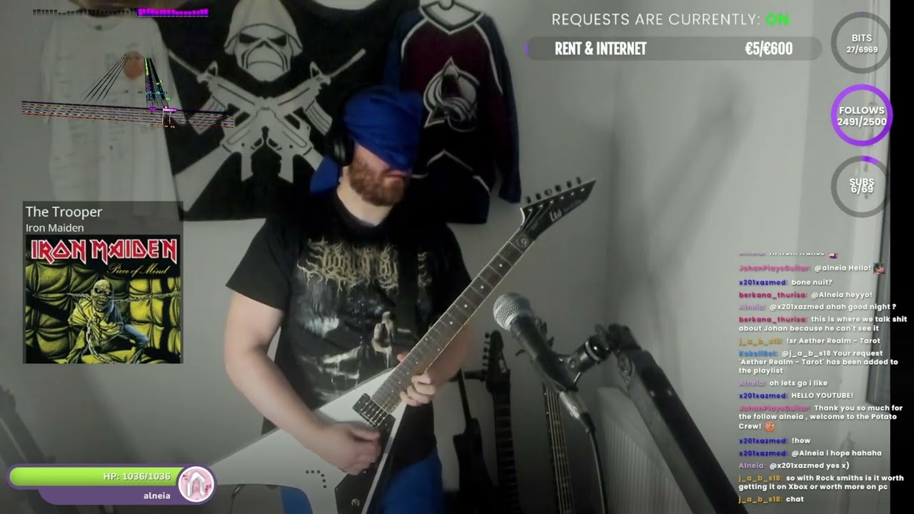 Iron Maiden - The Trooper Blindfolded