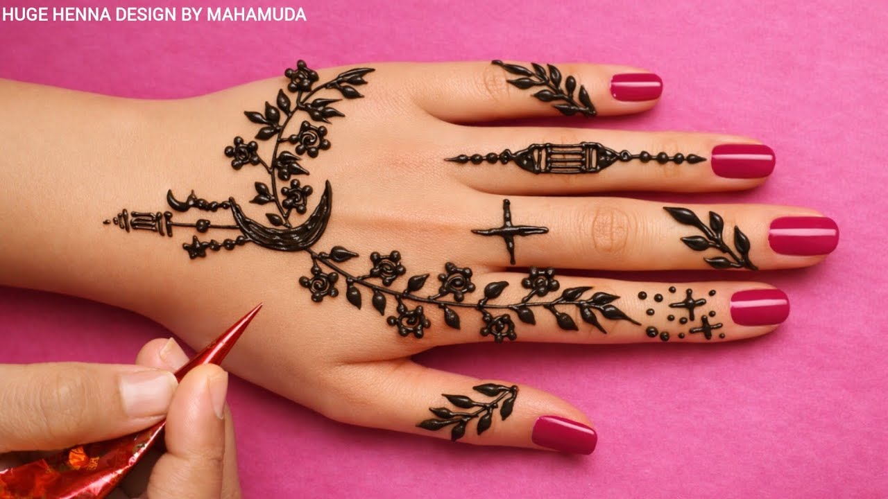Eid Special Mehndi Design || Very Easy And Aesthetic Mehedi Design || Mehndi Ka Vedio 