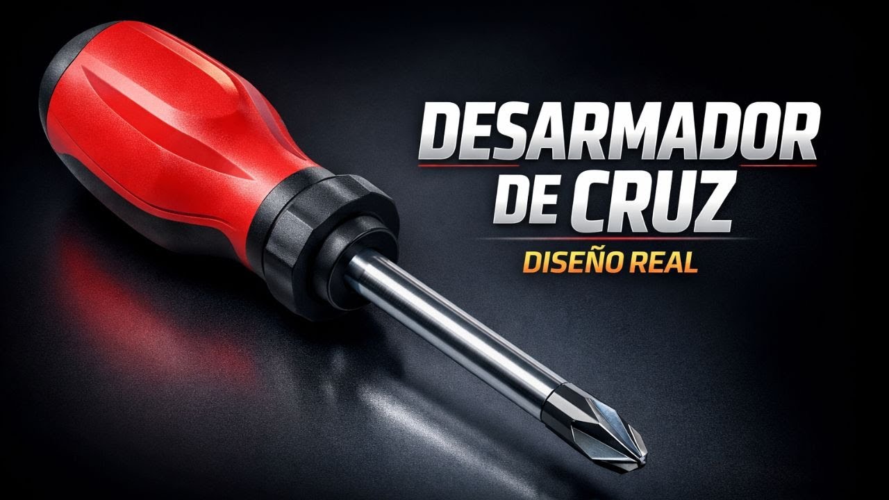 Cómo diseñar un desarmador de cruz  Caso práctico real