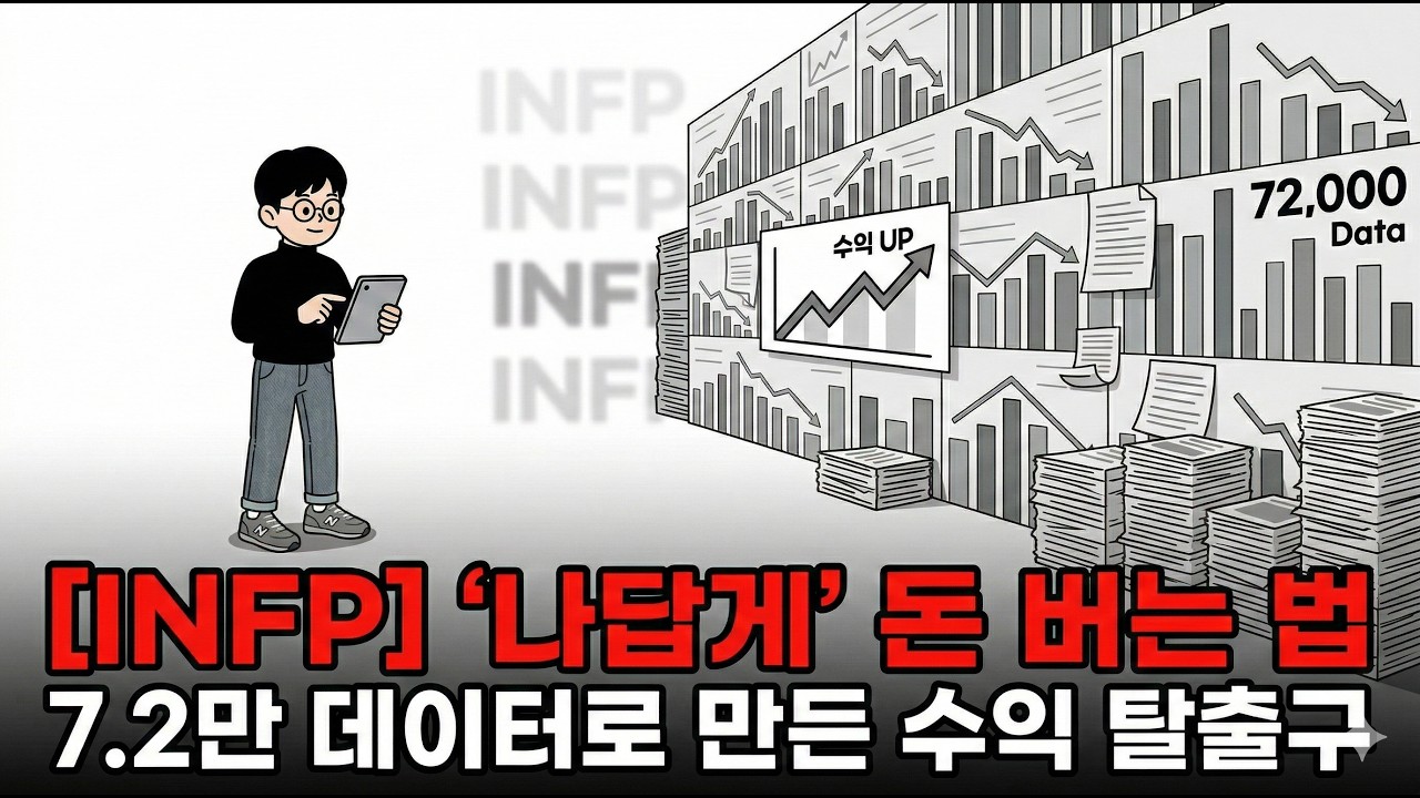 INFP 돈 못 버는 진짜 이유: 72,000명 데이터가 증명한 인프피 수익 구조의 비밀