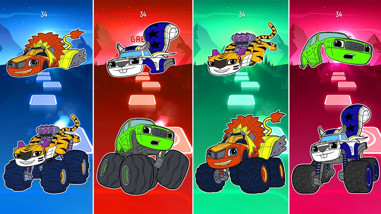 Which Monster Car Will Win the Rhythm Challenge? 🎵🚗🔥 | Blaze and the Monster Machines