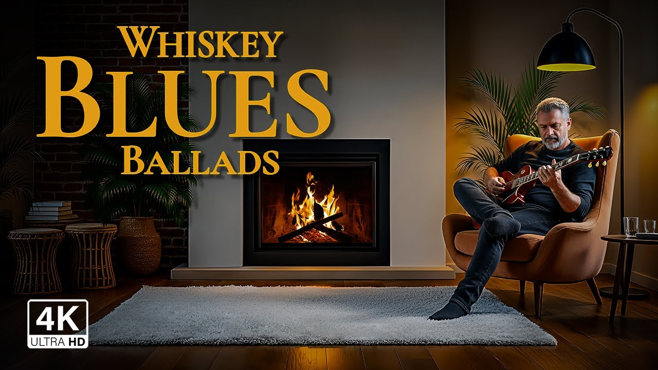Bourbon Blues Memories 🥃 Deep Baritone Fireplace Ballads