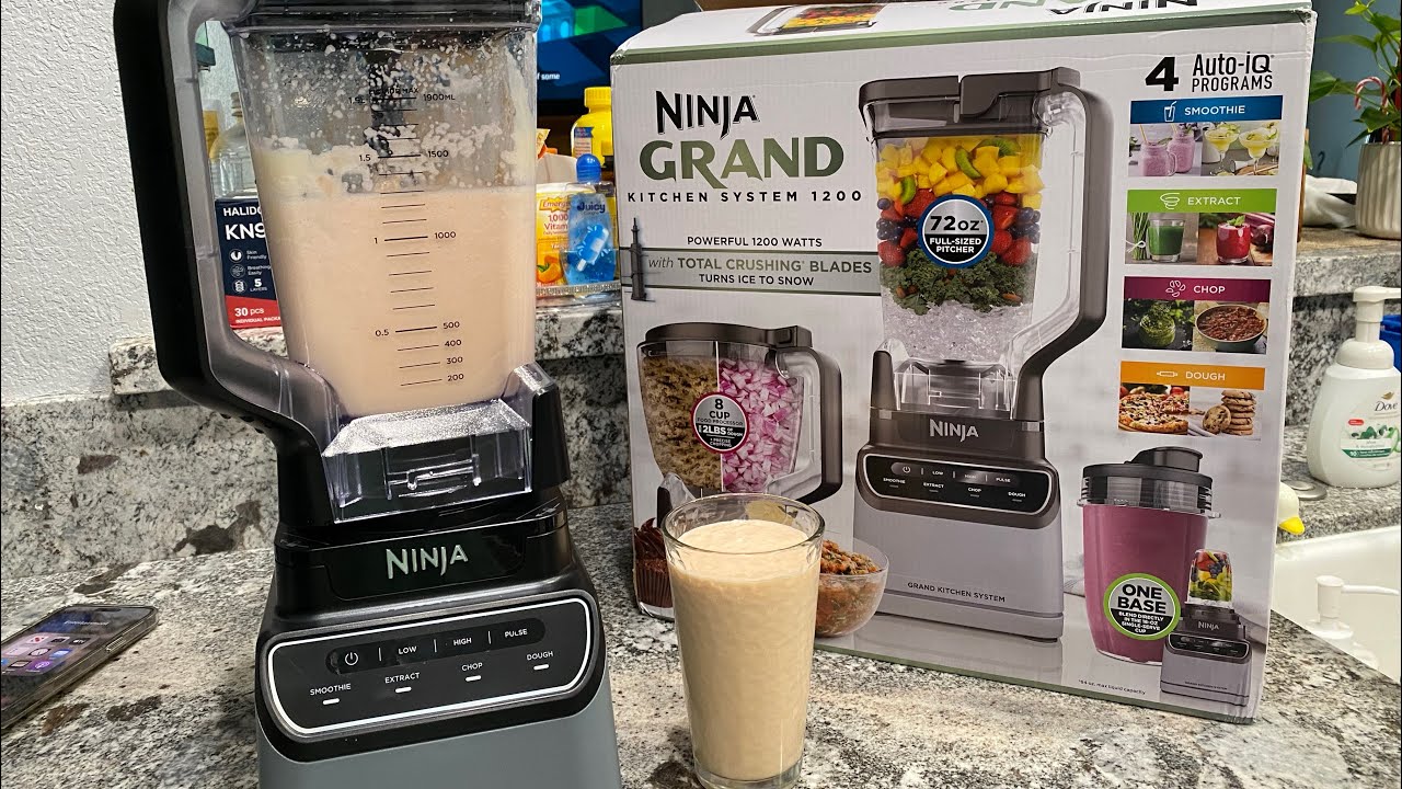 UNBOXING NINJA GRAND BLENDER AND MAKE SMOOTHIE