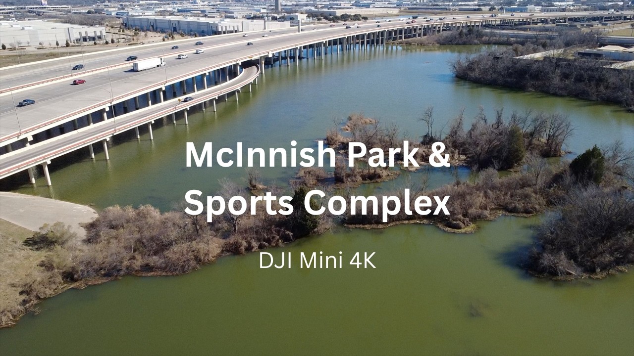 Drone flight over McInnish Park, Carrollton TX
