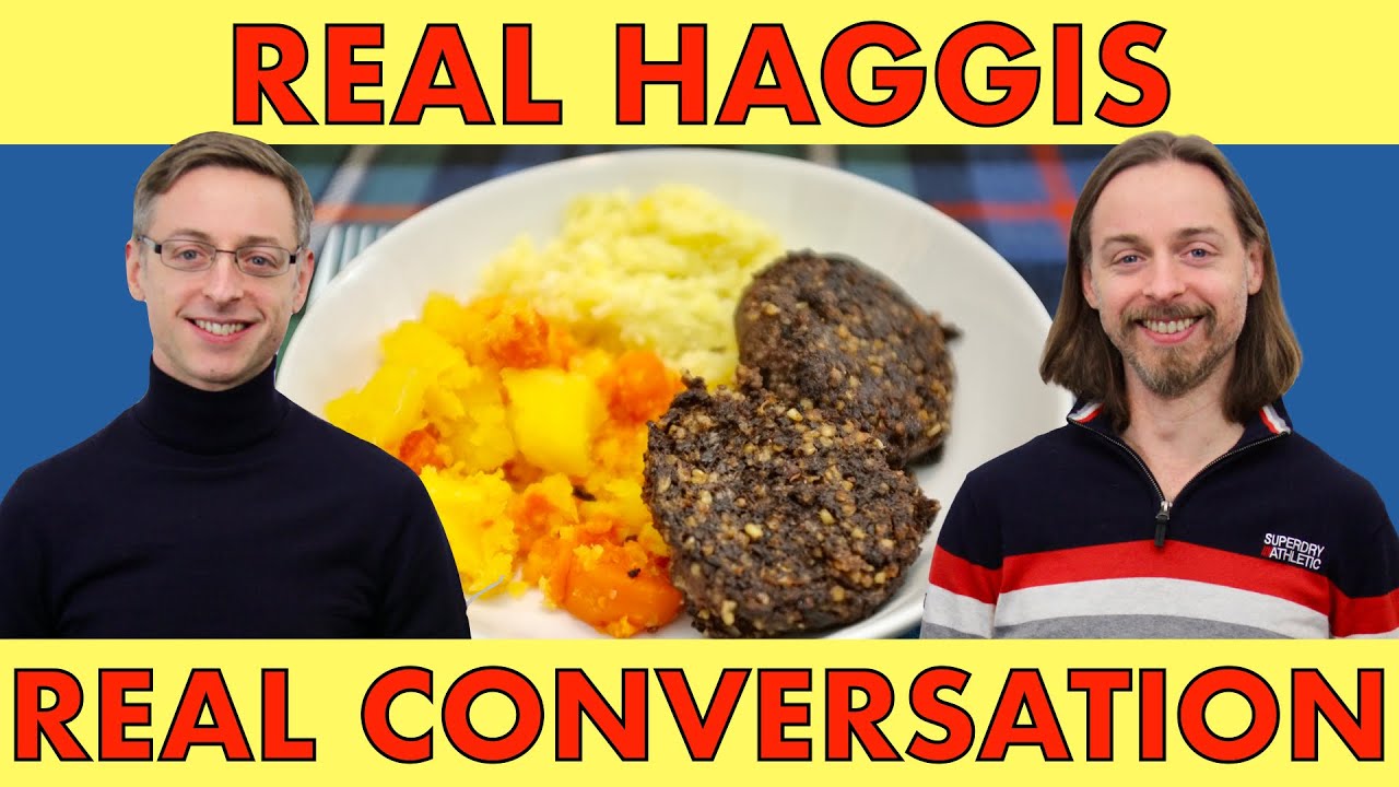 Eating Haggis Made In Scotland - Traditional Scottish Food | Burns Night | Real English Conversation