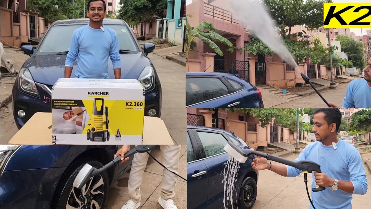 Karcher K2-360, 120 Bar Pressure Washer Machine Review | 1400 Watts Full Detaling Video | nitto rai
