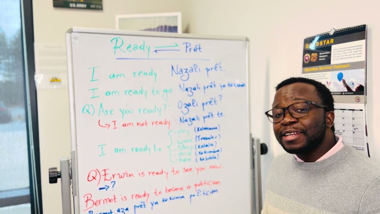 Ep13: Ready / prêt       English ⇄ Lingala