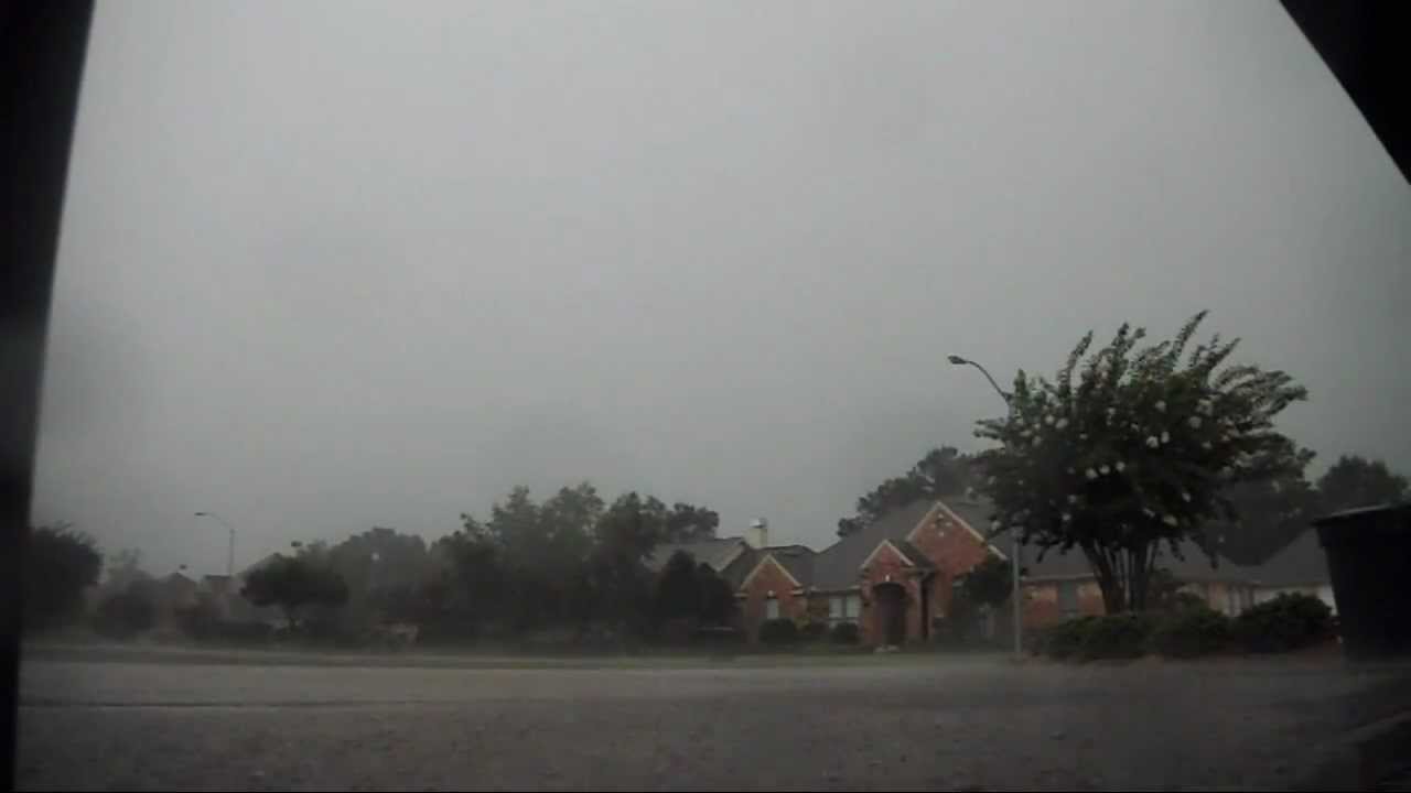 Loud and Intense Texas Thunder and Lightning Storm in Beaumont, TX