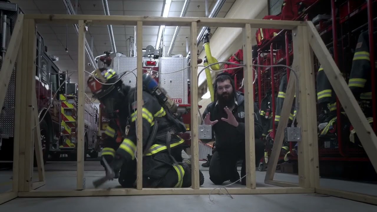 (Yiddish) A Snippet of the Monsey FD: Through Walls