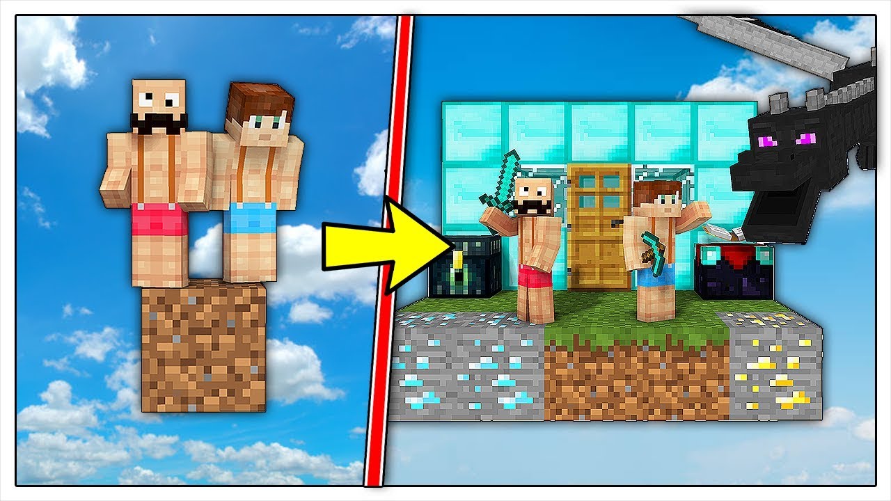 COME FINIRE MINECRAFT CON SOLO UN BLOCCO DI TERRA!