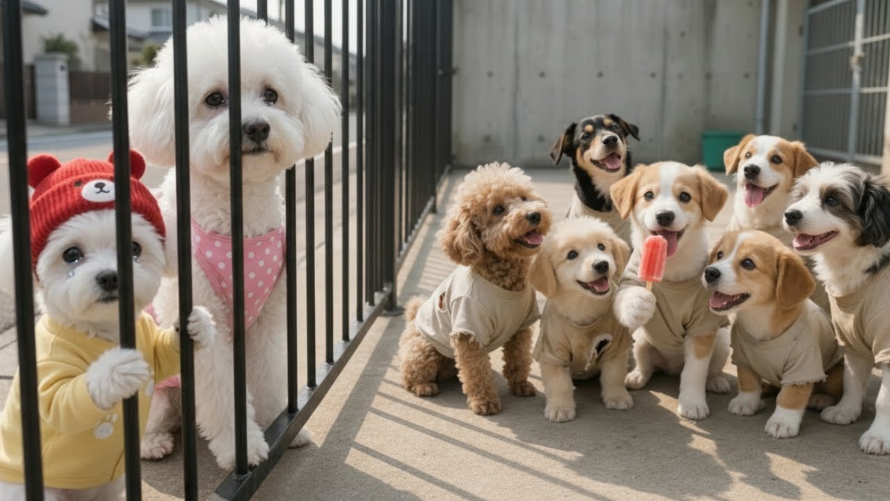 Orphan Puppies’ First Ice Cream Wish 🍦🥺 | Emotional Puppy & Mom Dog Moment ❤️