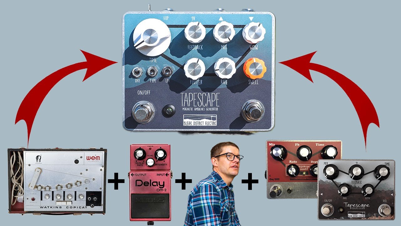 The Story of the Tapescape Delay Pedal: Bleak District's Masterpiece
