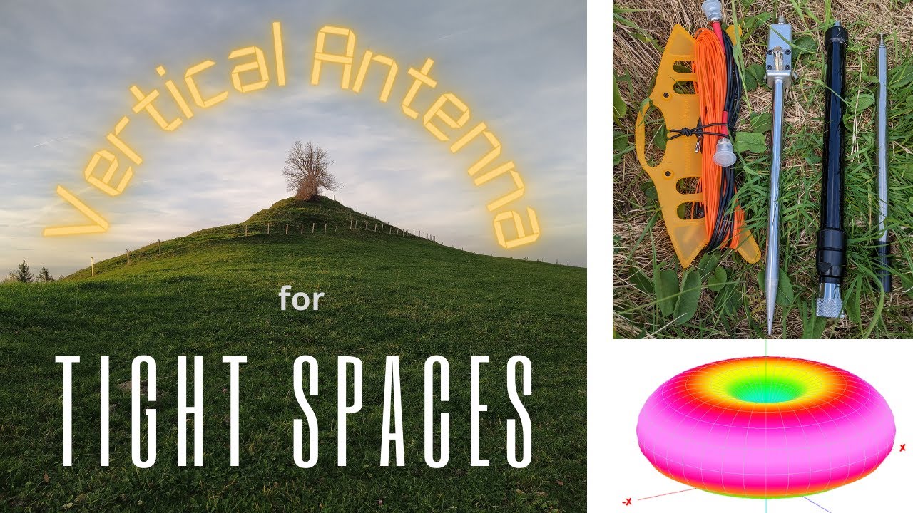 Vertical Antenna for Tight Spaces