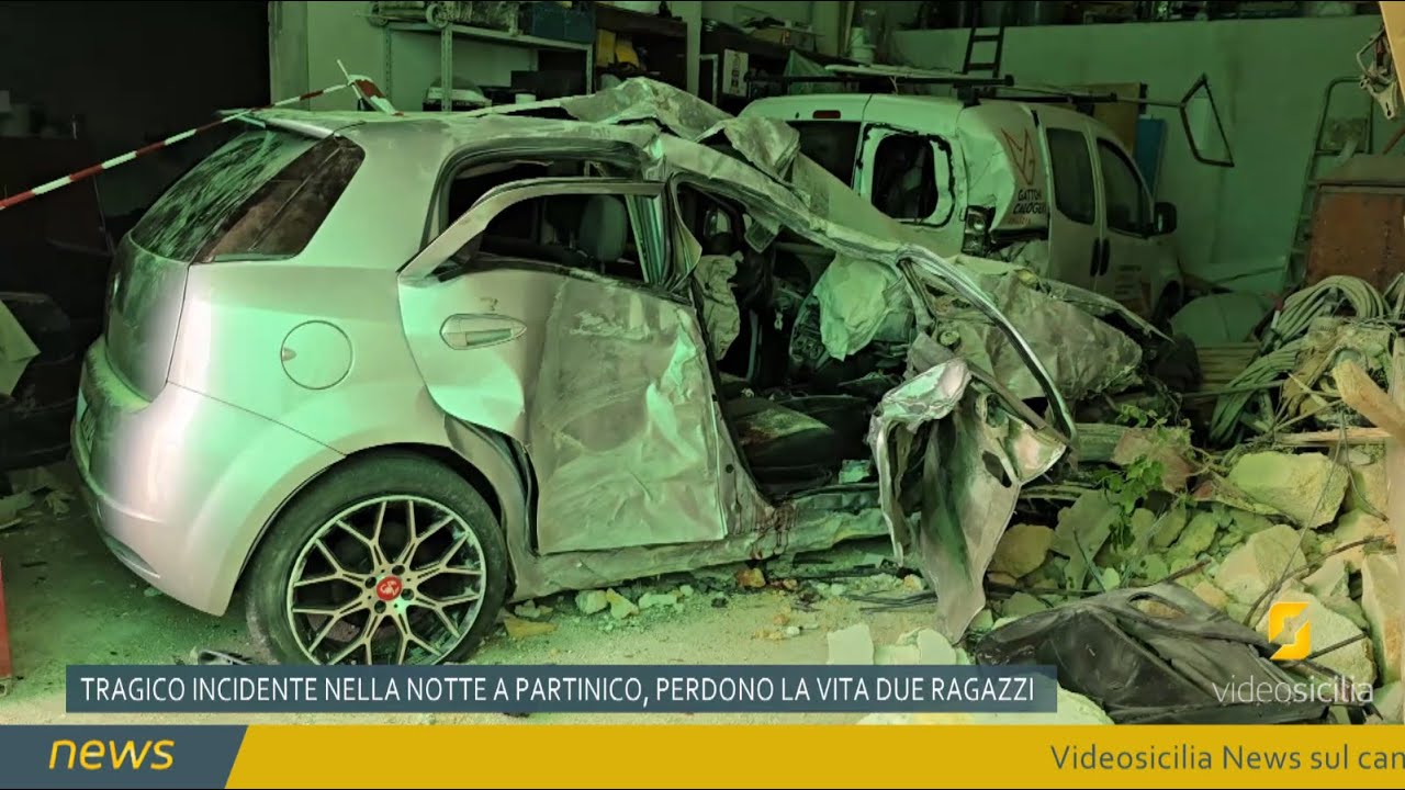 Partinico, l’incidente nella notte e il dolore per la morte di Cristian e Leonardo
