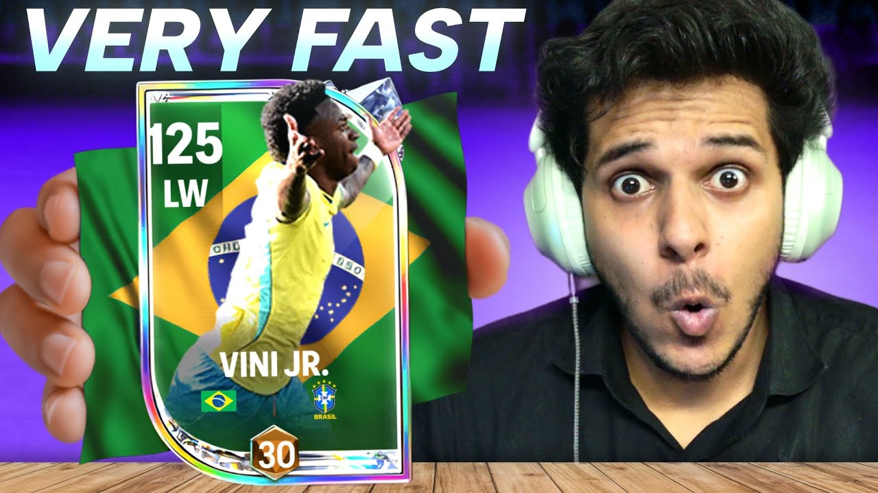 Является ли Vini Jr из ЧМ лучшим вингером в FC Mobile? 👑