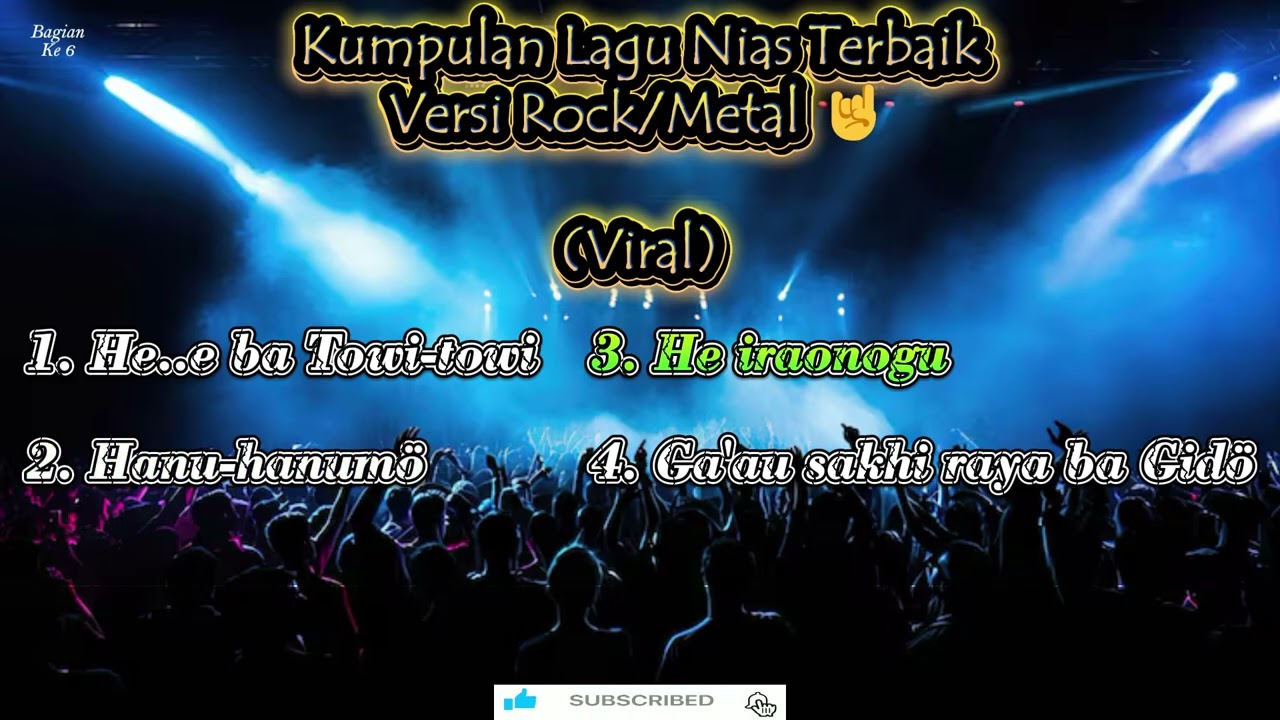 Kumpulan Lagu Nias Terbaik (Viral) | Versi Rock/Metal 🤘| Bagian Ke-6