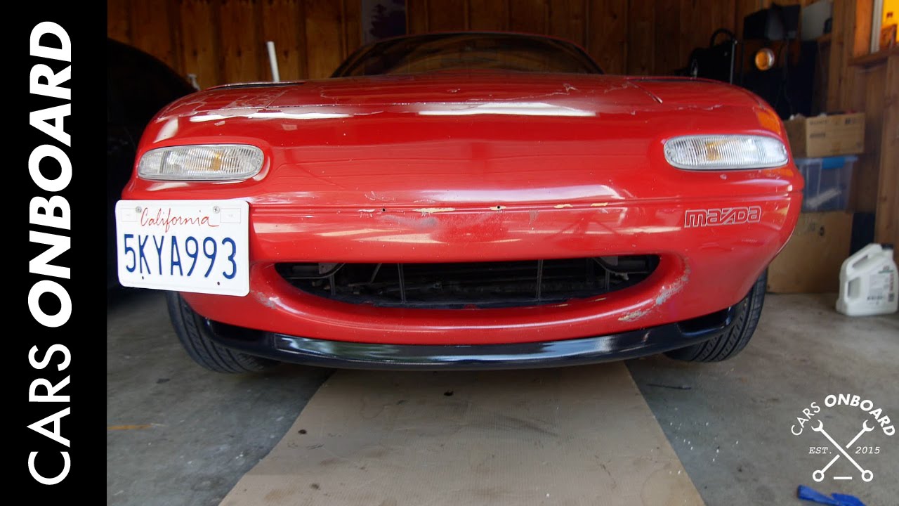 MIATA RS STYLE FRONT LIP INSTALL  [PROJECT MIATA] EP011