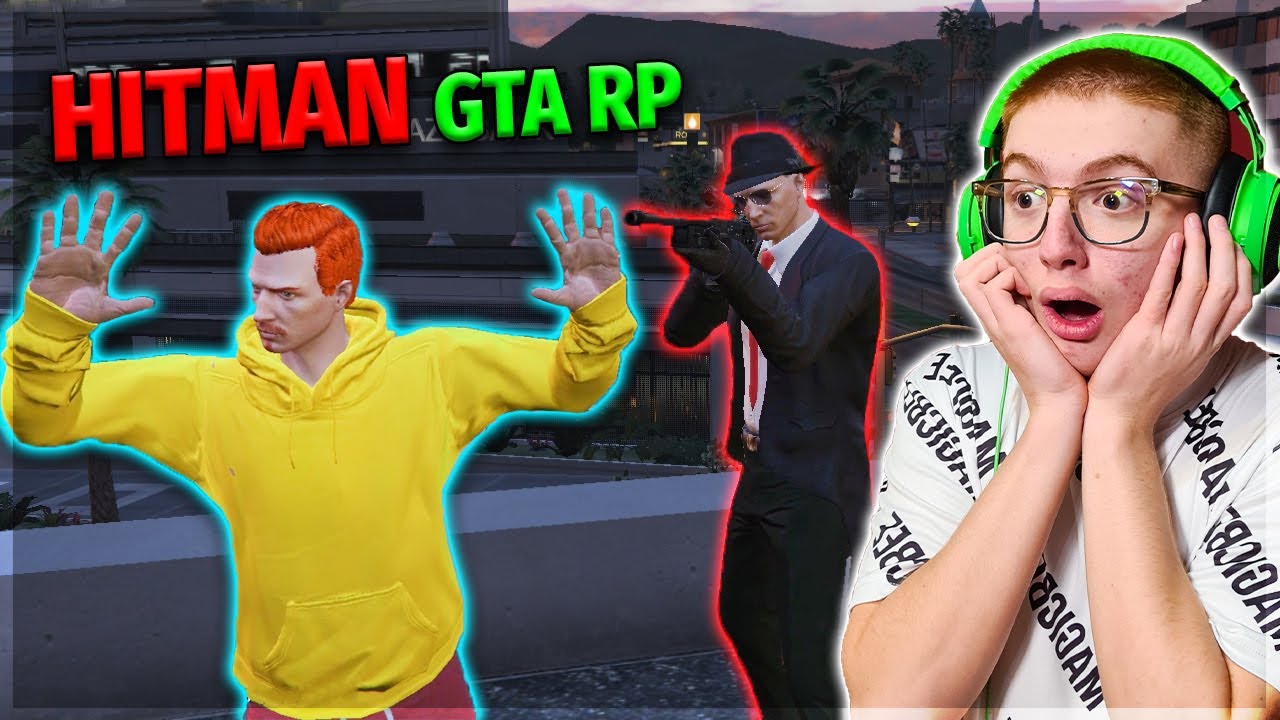 ΜΕ ΚΥΝΗΓΑΕΙ ο HITMAN Στο GTA RP! * ΞΕΦΥΓΑ? * (GTA RP SEASON 1 EPISODE 1)