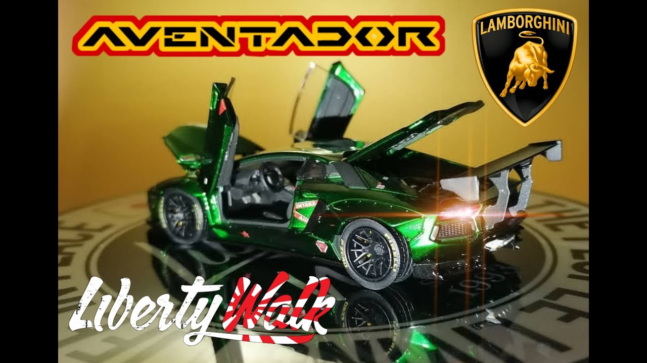PGM 1/64 Lamborghini Aventador LBWK - Zero Fighter Liberty Walk 1a Edición