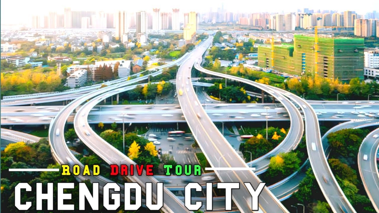 Chengdu China City Drive Tour #china  #chengdu  #india 