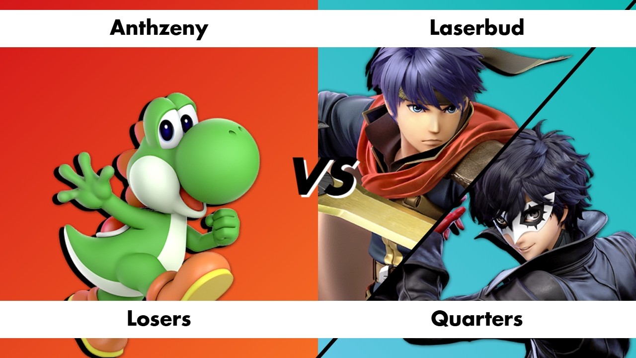 Anthzeny (Yoshi) vs Laserbud (Ike, Joker) - ROK Esports Smash Ultimate #117 Losers Quarter-Finals