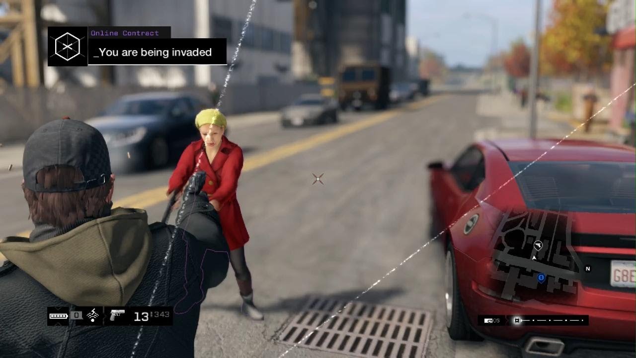 WATCH DOGS FAST LIFE OPS  TRIED TO ROB ME