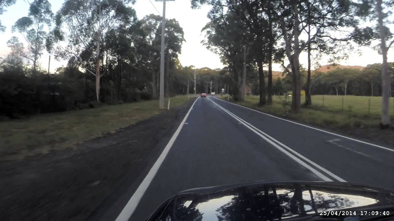 Driving timelapse from Mount Wilson NSW to M7 motorway, 25 April 2014