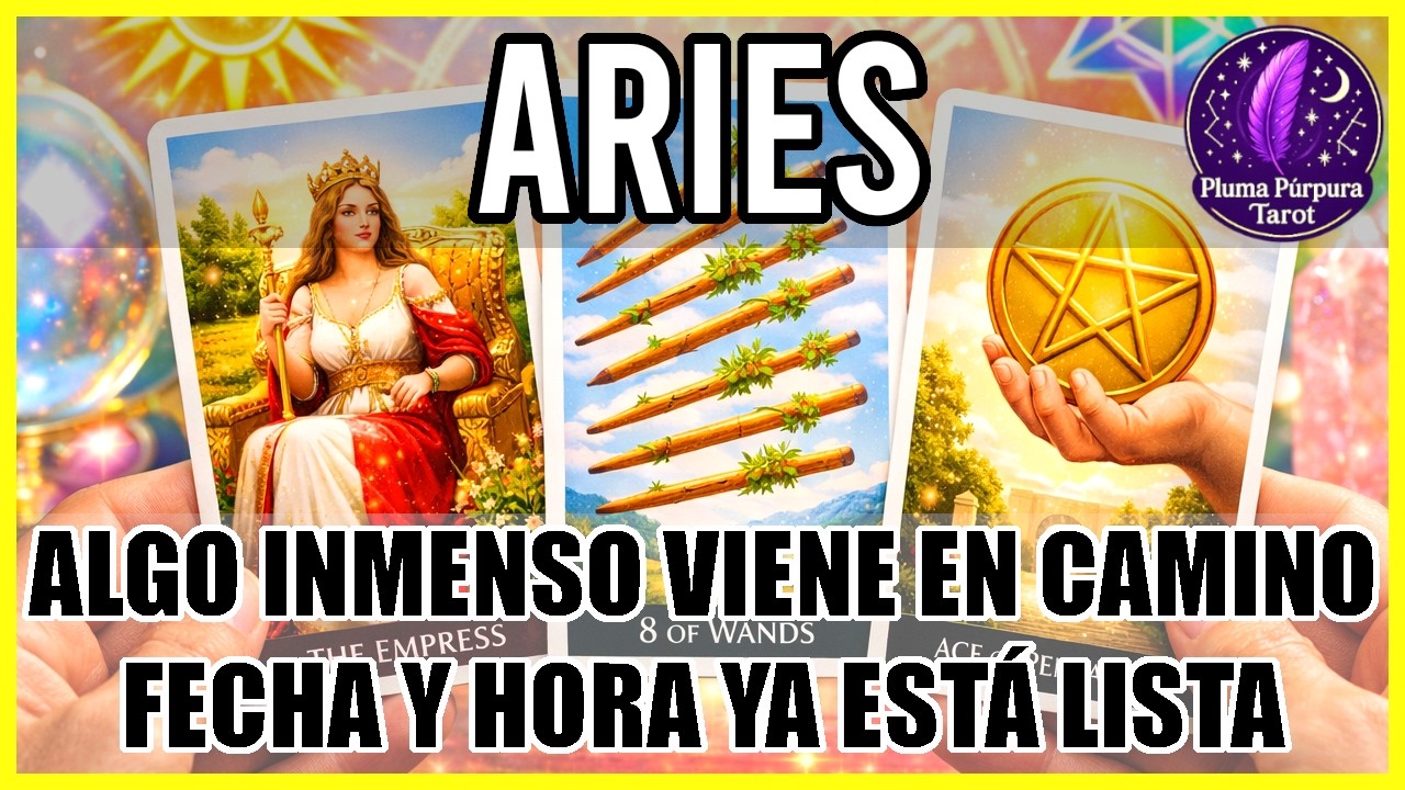 Aries    🎁 Estas A Un Paso De Manifestar El Mas Espectacular Milagro!  🎁 #Aries