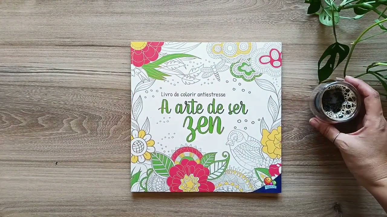 Видео для совместного раскрашивания 🐦 Искусство быть дзен • Раскраска для взрослых • Часть 2